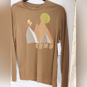 Adventure Brown Long Sleeve Kids Tee
